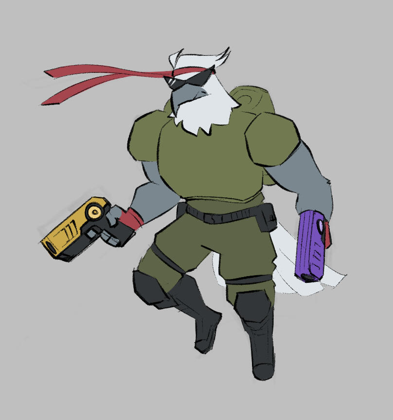 Blaster Eagle concept. Blaster Eagle concept.